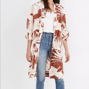 Madewell Robe Jacket in Tropical Vacation